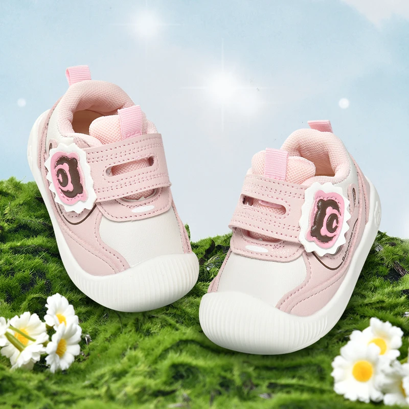 学步鞋春秋季0一1-2岁婴儿鞋女宝宝鞋子软底透气婴幼儿男宝宝鞋子