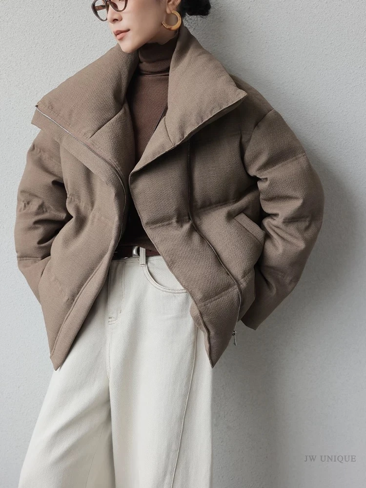 冬季羽绒服保暖休闲风ins女装新款冬装宽松型宽松加厚短款