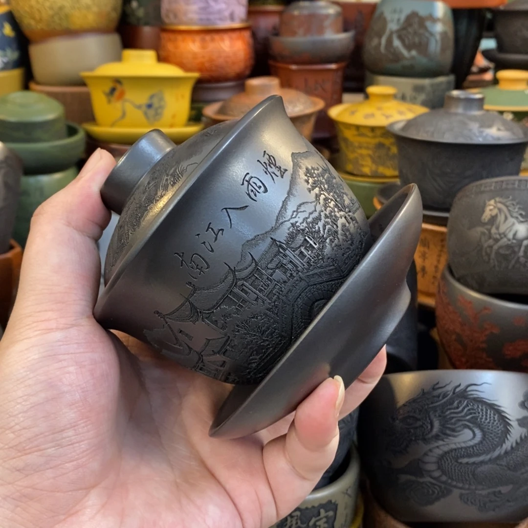 宜兴全手工紫砂杯