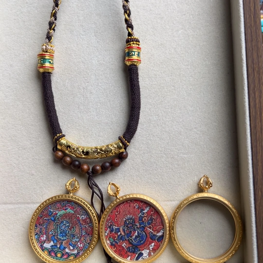 神****吊坠双面定制 大黑天 不动