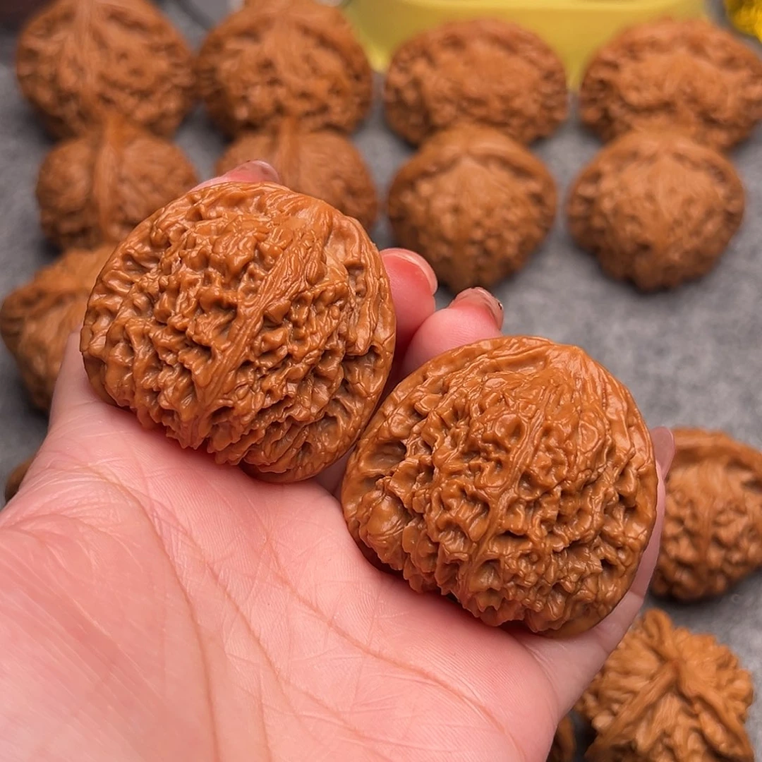 把件文玩核桃精品三角南疆石45全品毕业款