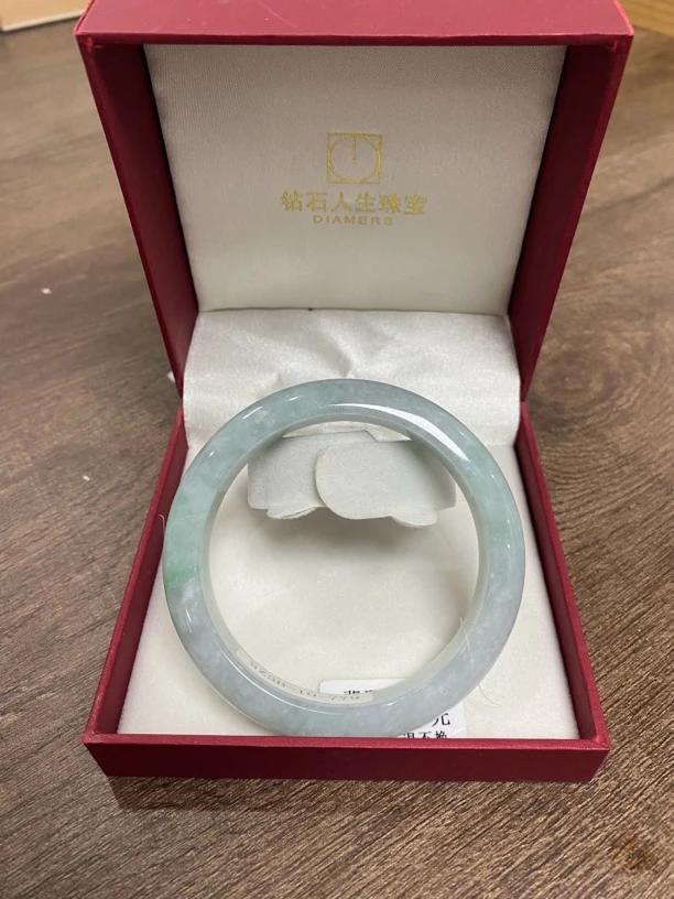 A58 天然缅甸A货翡翠手镯