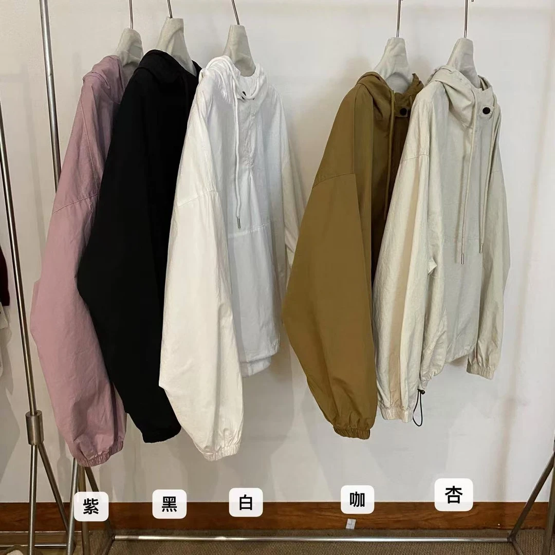 墙裂推荐SJ#9021 日系帽衫口袋卫衣 2025-03-02