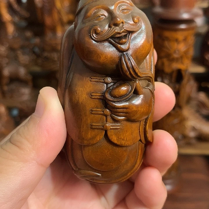 黄杨木小地主手把
