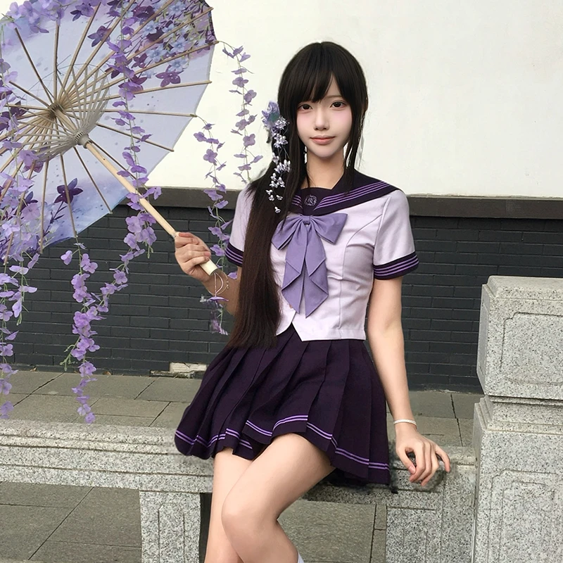 甜嗑原创【小鸢】正版水手服日系少女学院风jk制服套装女可爱甜妹