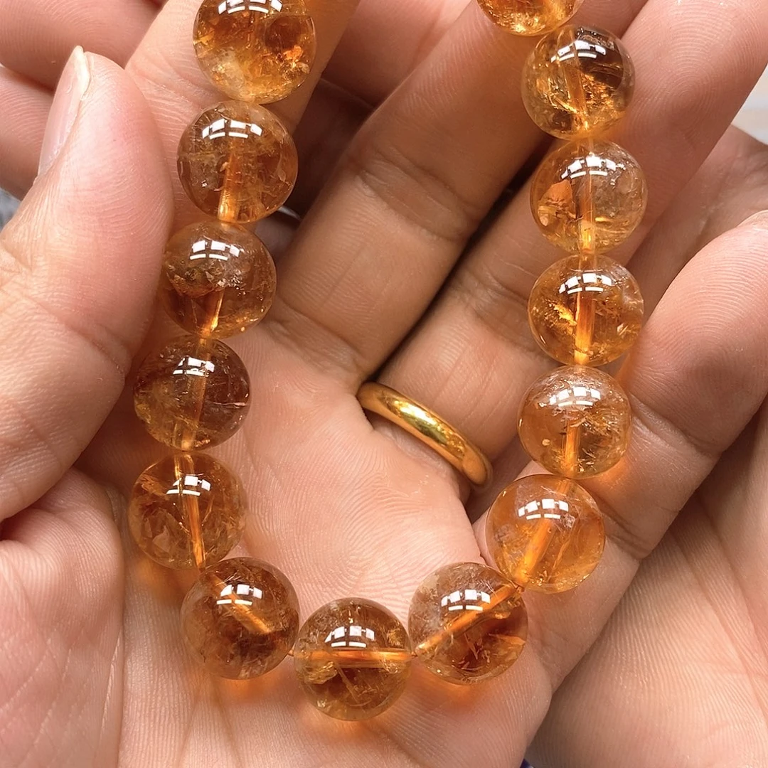 U***u未镶嵌手串水晶2黄塔晶13mm