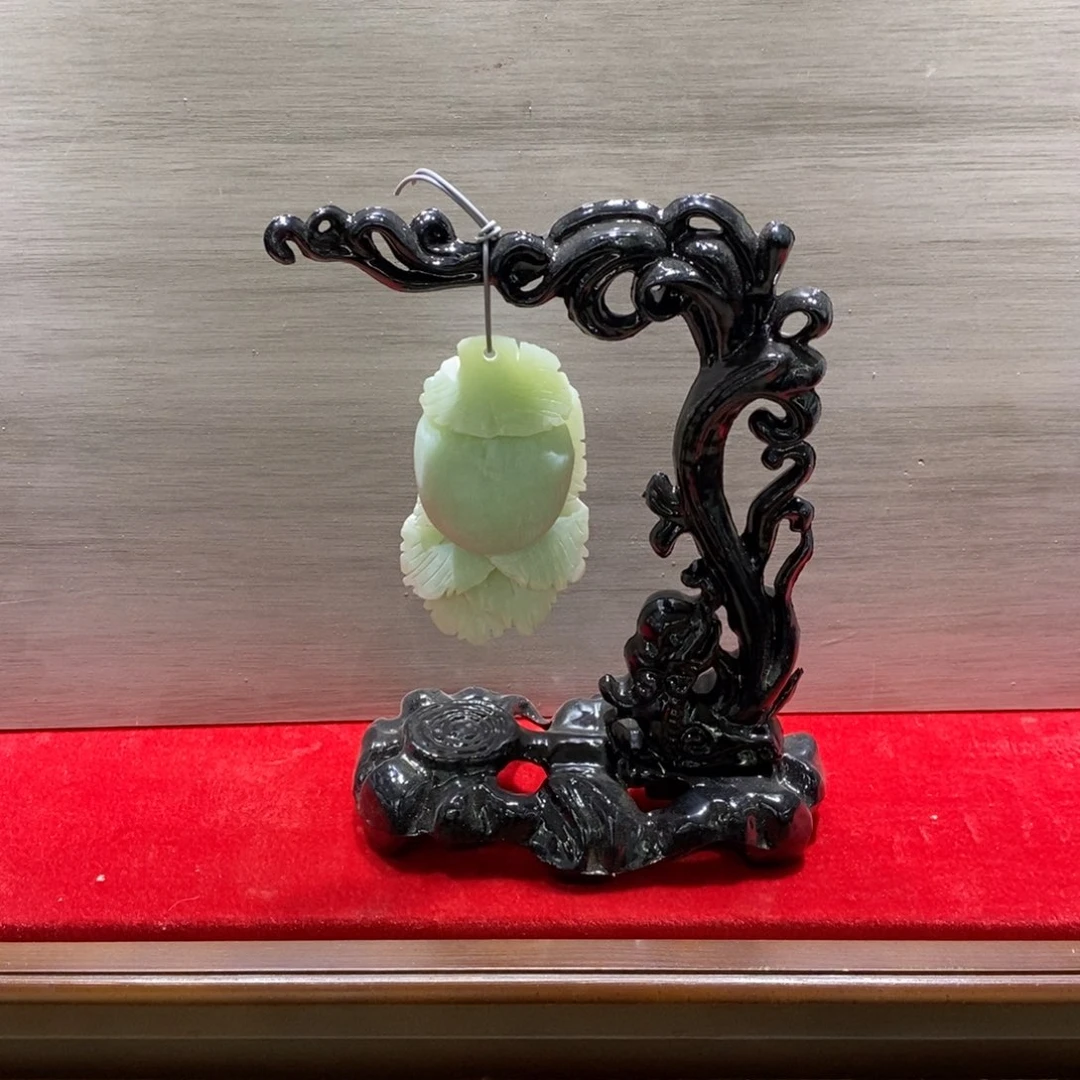 我***来玉岫玉摆件手工雕刻