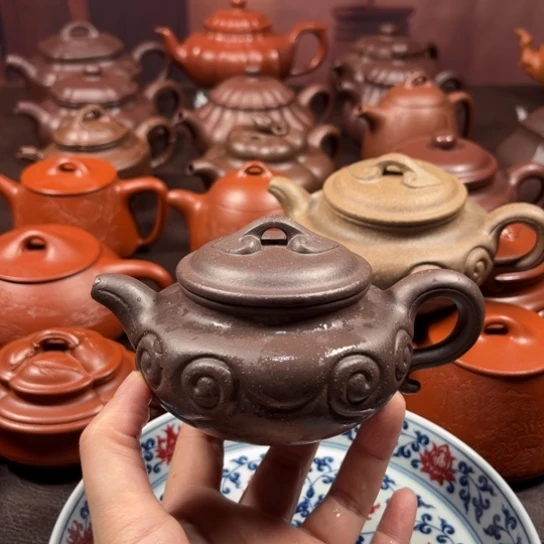 茶壶紫砂给****爷原矿天青200毫升