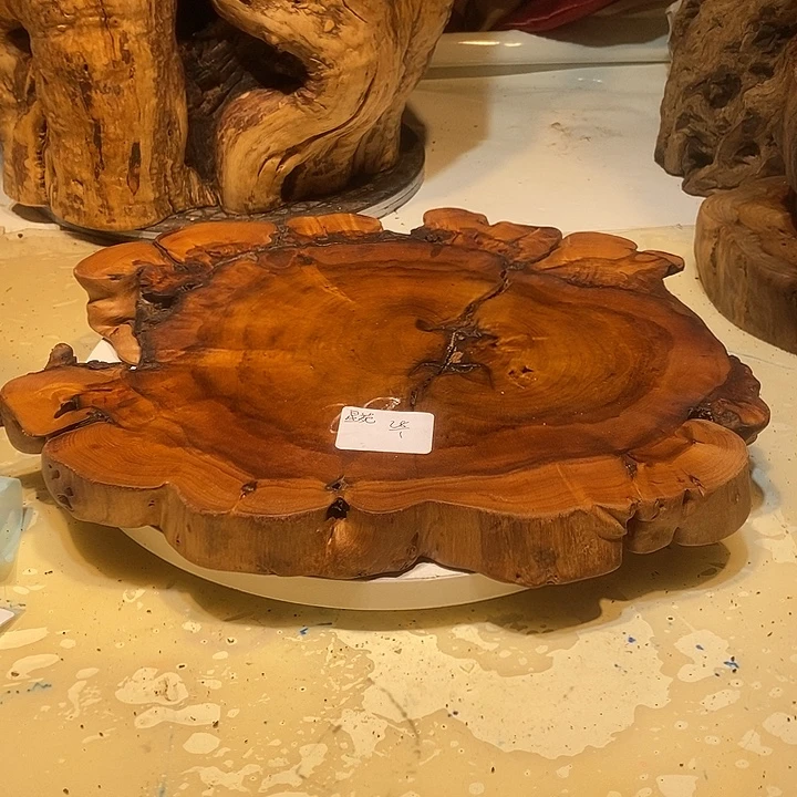 绒质枣木墩子底座