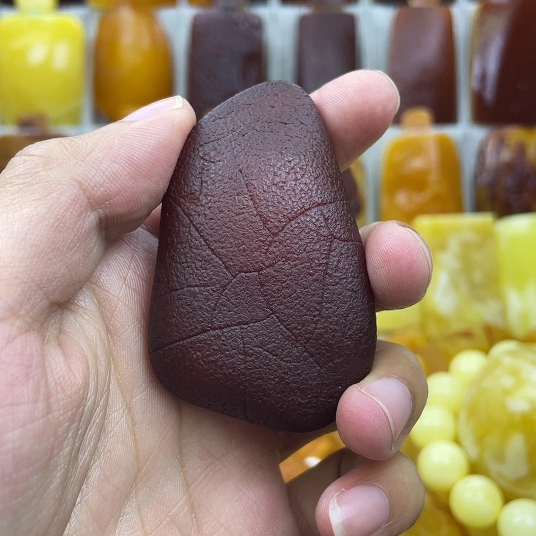 光****定制琥珀未镶嵌手把