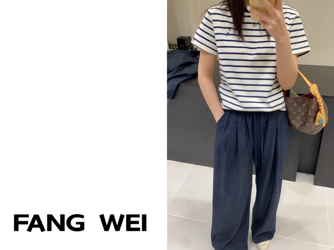 FW2025春季半袖条纹小人T