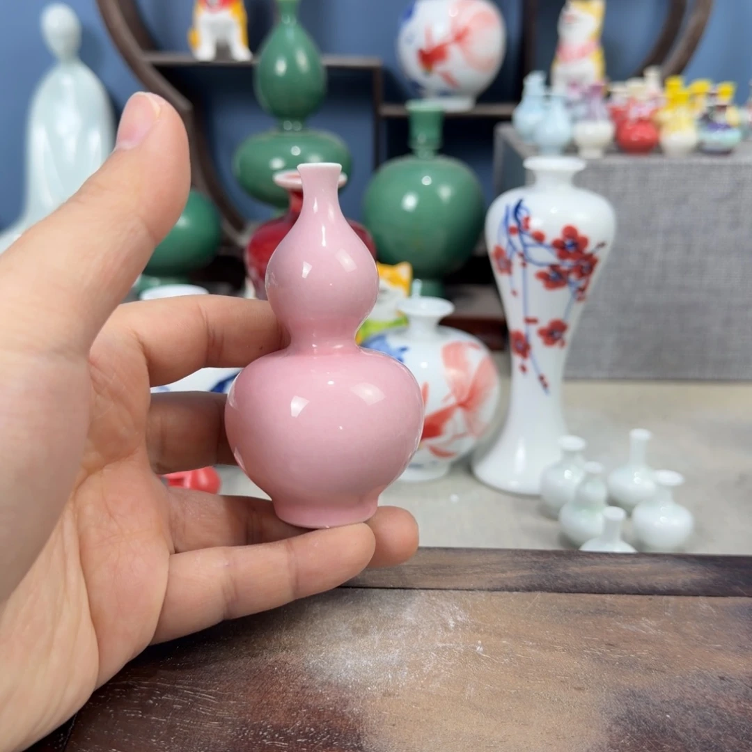 陶瓷手工小花器摆件