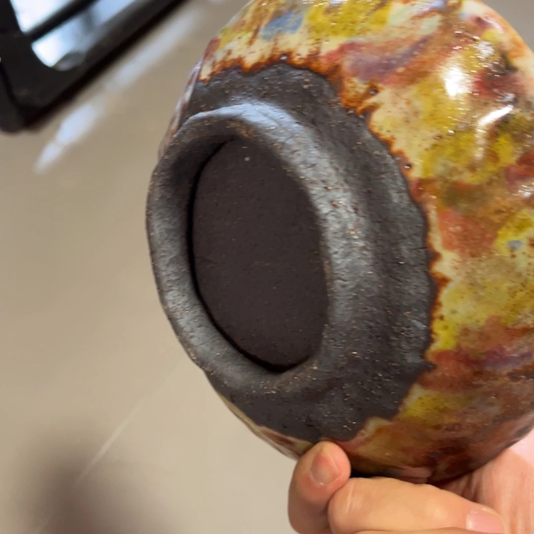 柴烧手工手绘陶瓷