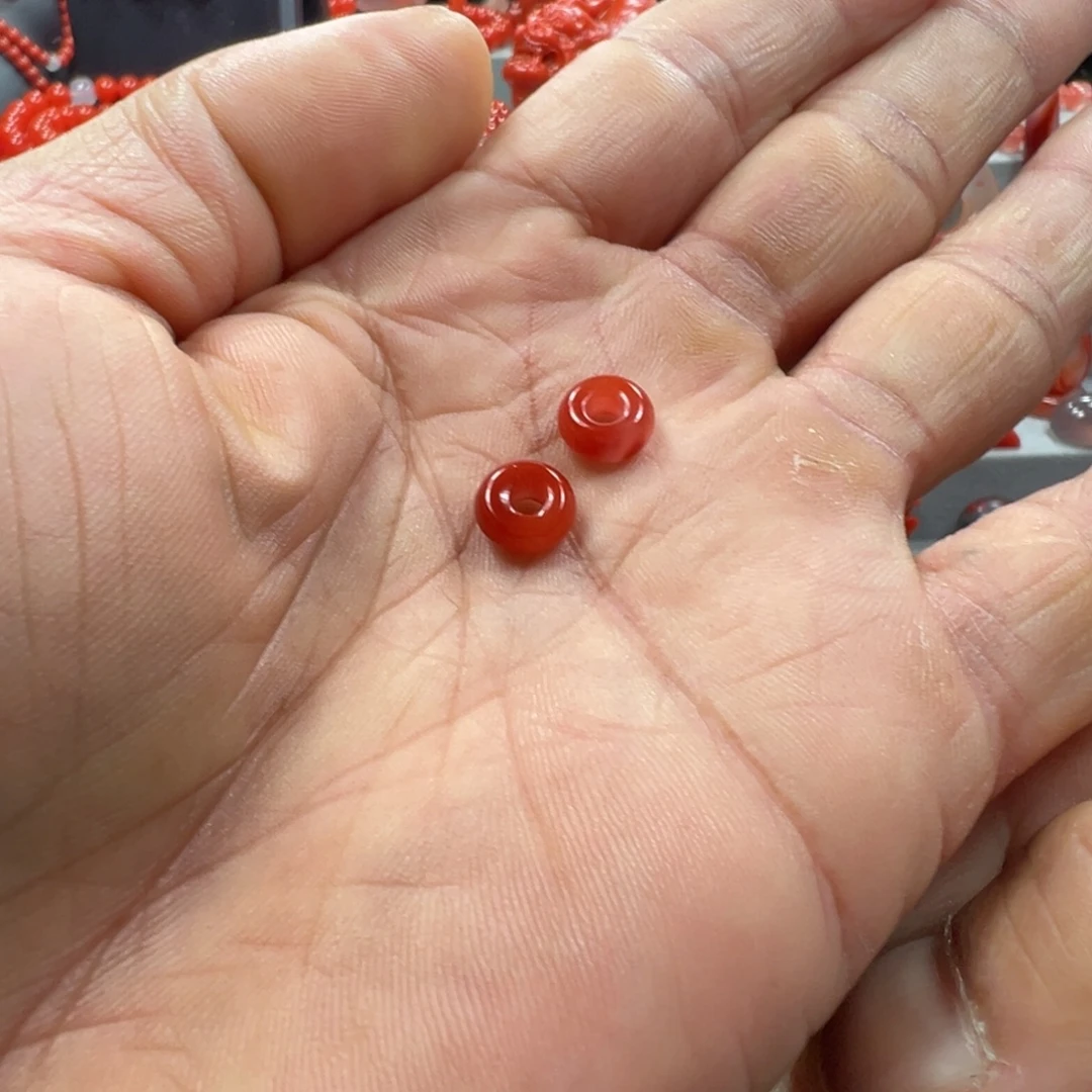 南红玛瑙未镶嵌面包圈8