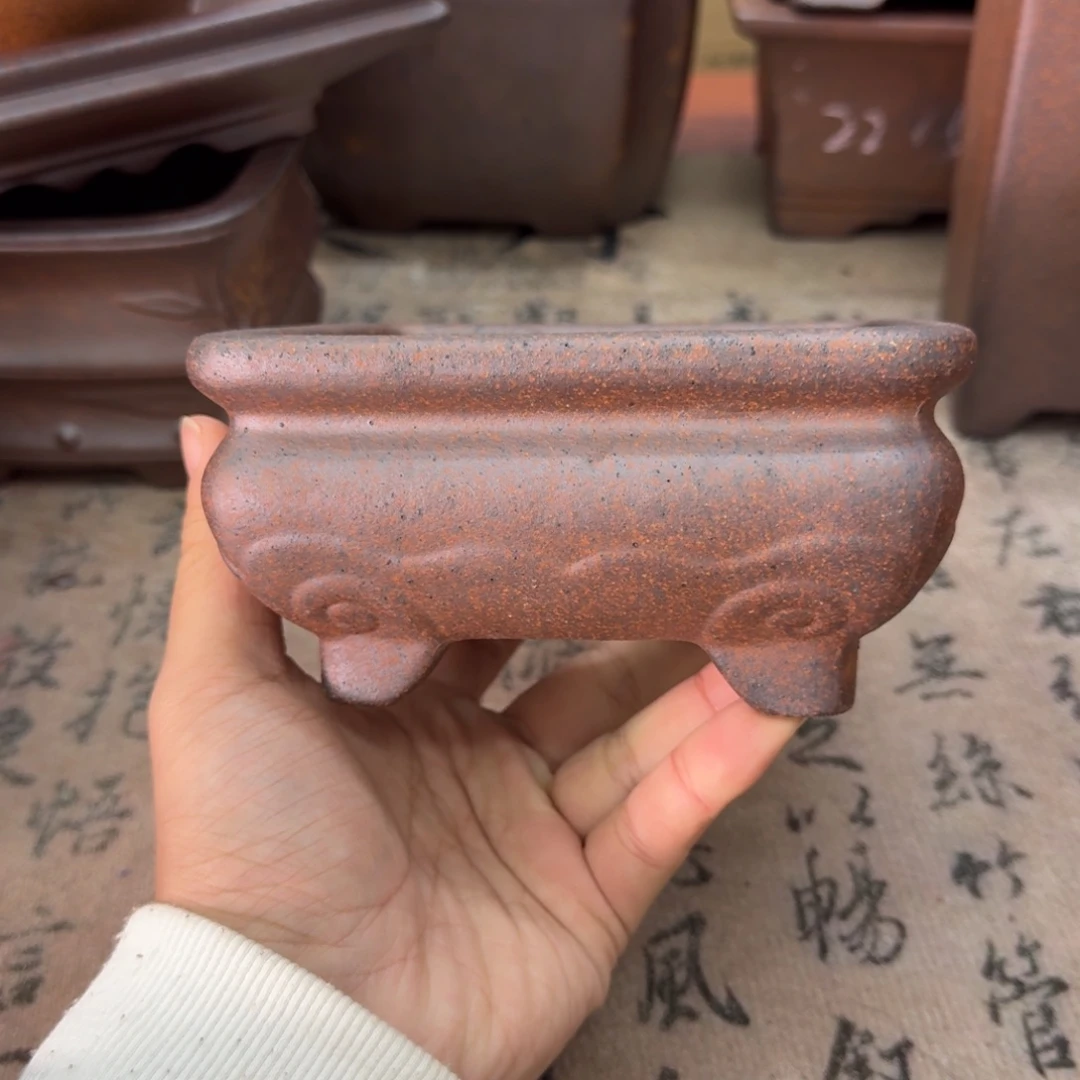 紫砂花盆15号宜兴紫砂正品花盆12x5