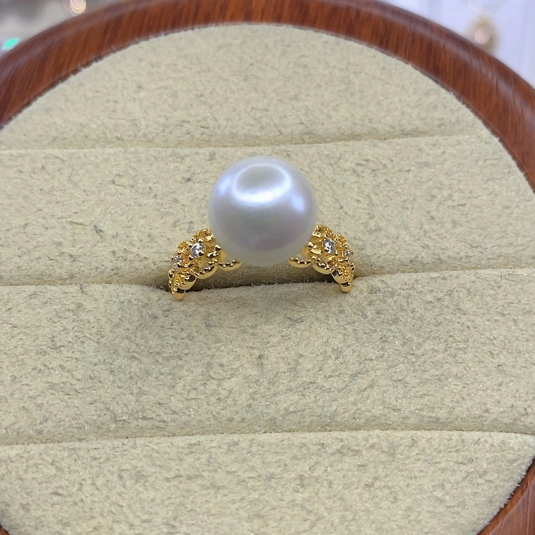 戒指淡水珍珠合金