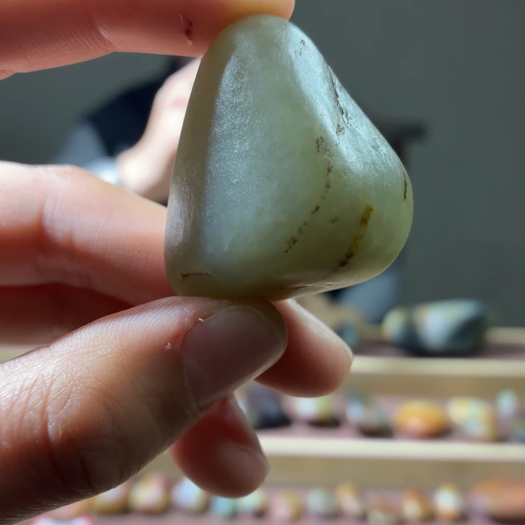 和田玉未镶嵌挂件41g