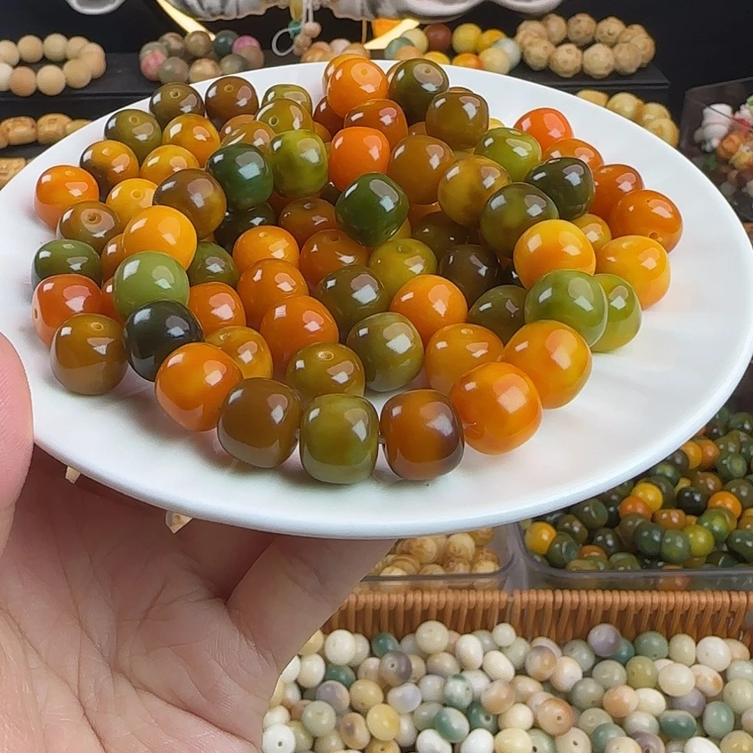 菩提根/象牙果手串卡13瓷玉萤森物语桶100颗