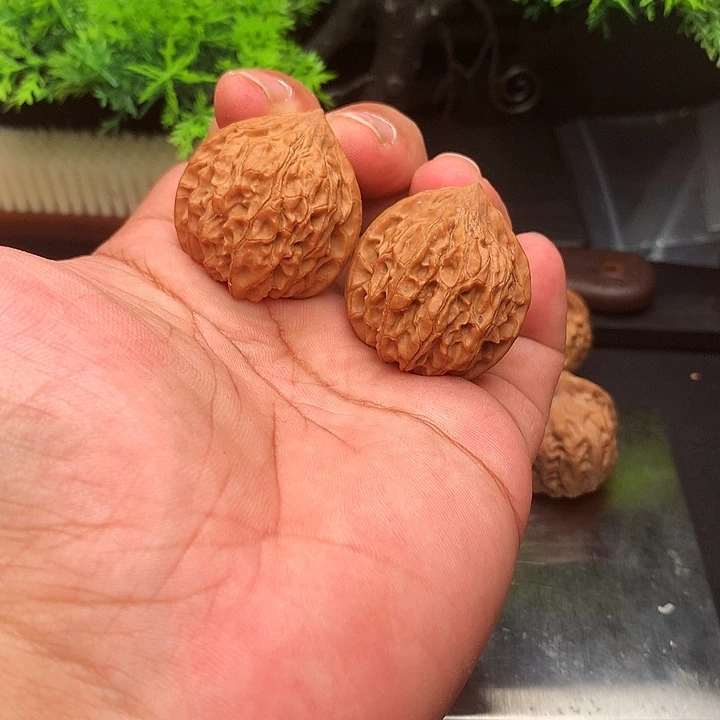 吊坠文玩核桃33金锭元宝