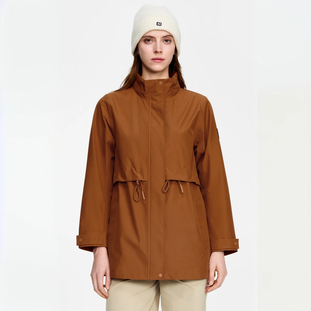 【25年秋冬新款】AIGLE艾高GTX防风防水透汽户外连帽宽松夹克女BK65