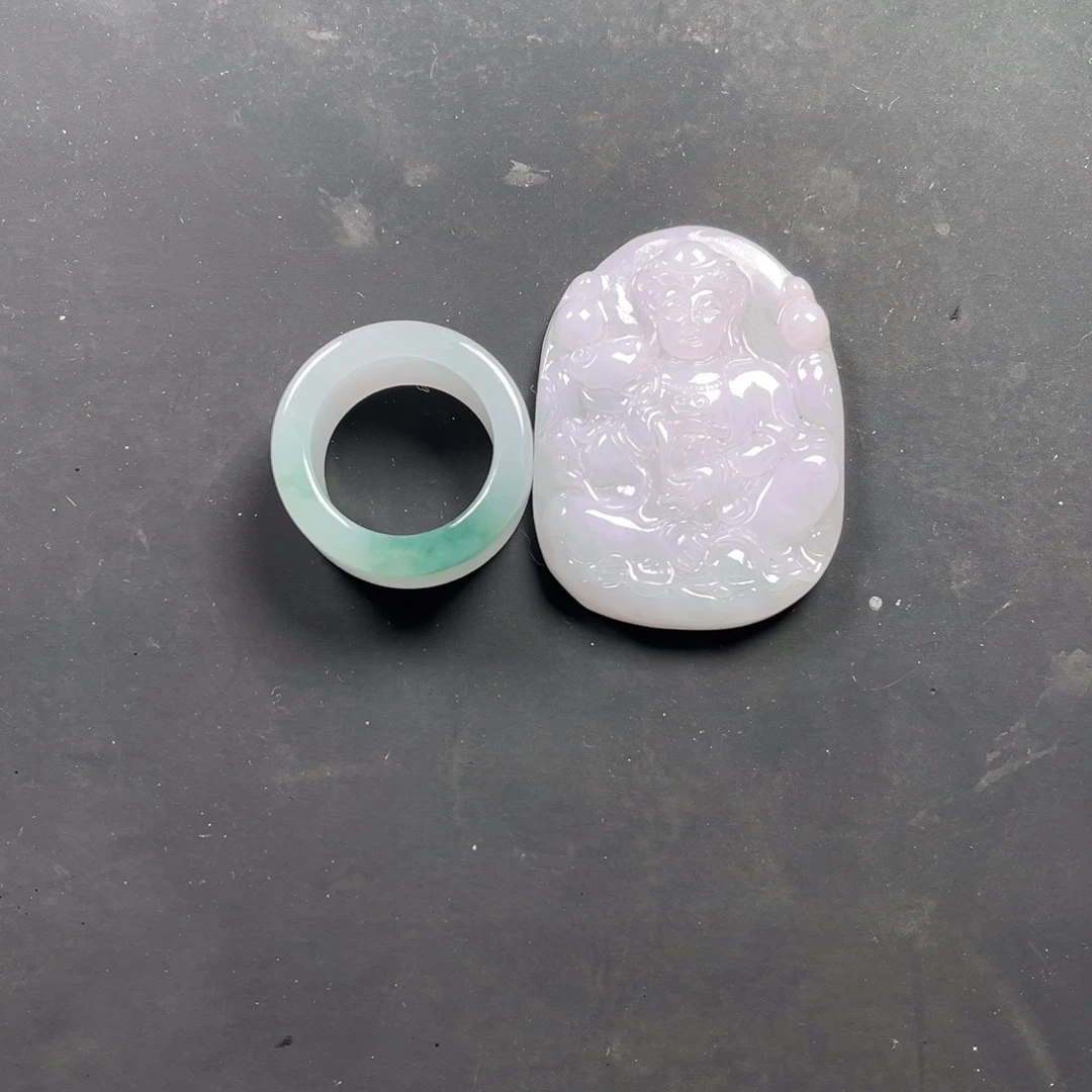 定制翡翠未镶嵌一堆翡翠