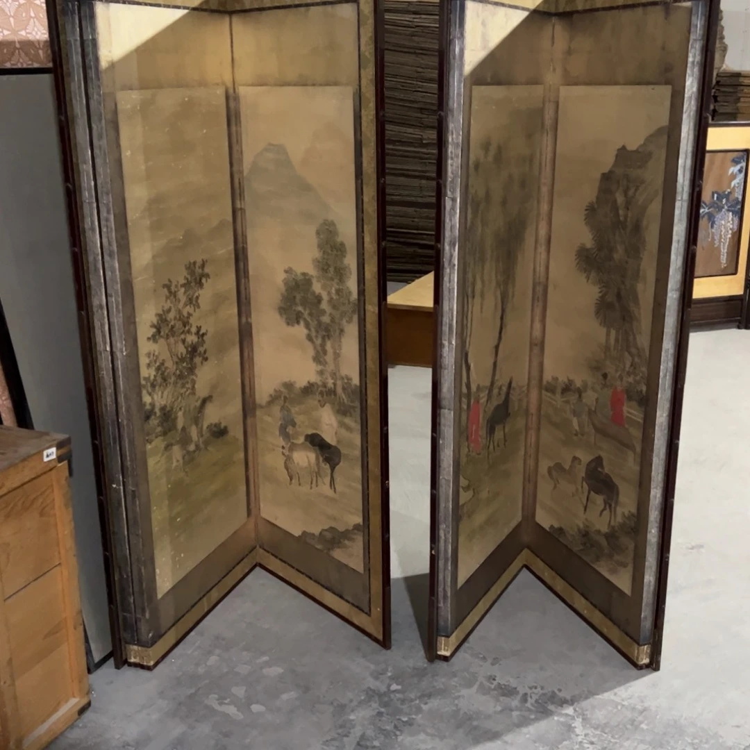 绘画马**丞热门火爆屏风框画