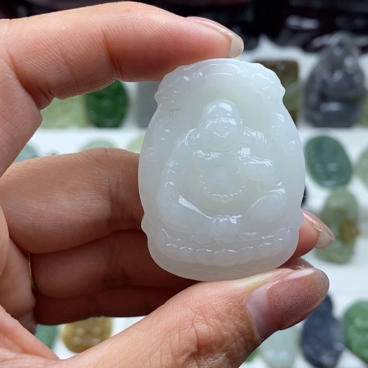 和田玉未镶嵌颈饰38