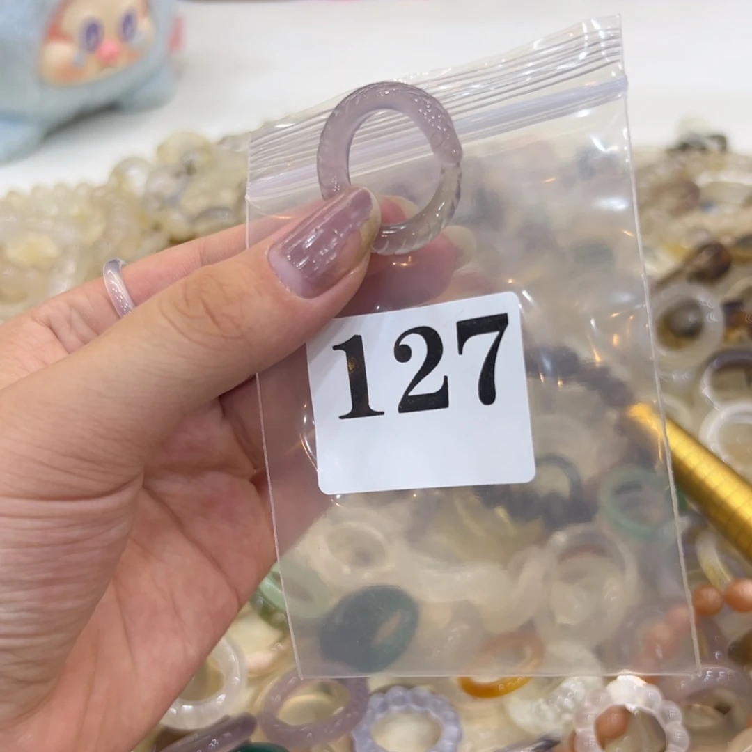 玛瑙/玉髓戒指合金127港17