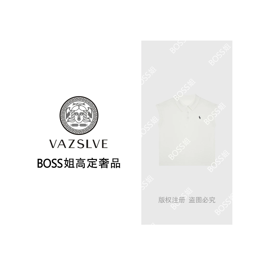 【VAZSLVE/原创设计】5719时尚舒适百搭半开衫刺绣针织上衣8233