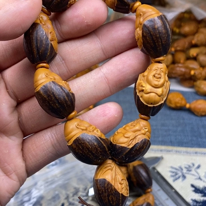 橄榄核手串/手链橄榄核雕工艺手串