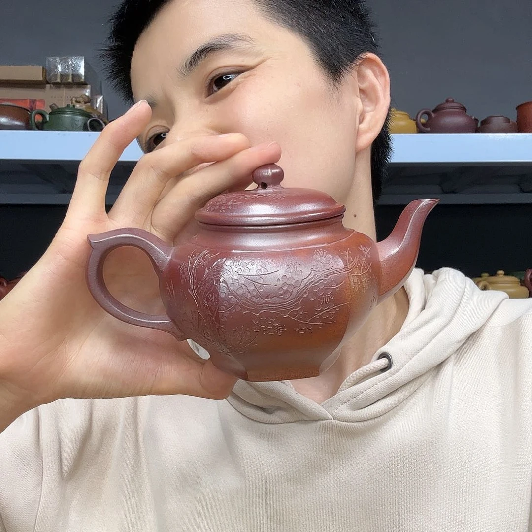 茶壶紫砂民间手艺人全手工制作