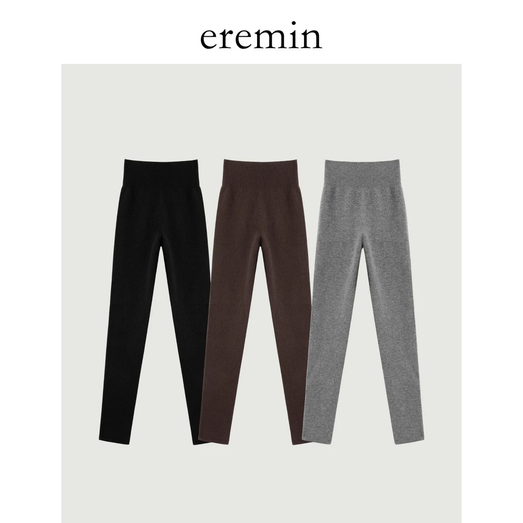 DE Mincollection秋冬无缝一体亲肤保暖羊毛羊绒厚款打底裤59001