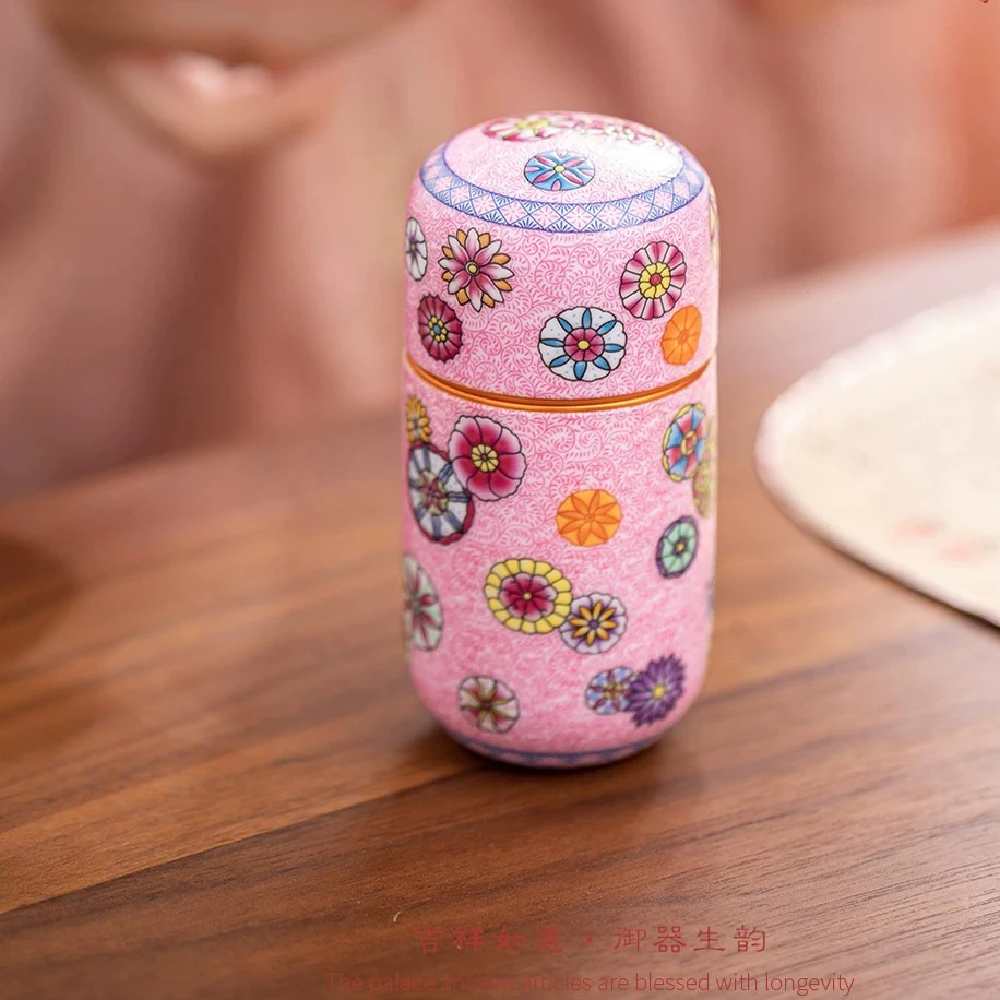 春风拾光·吉祥如意·小罐高罐 景德镇手工 珐琅彩精美礼品 家用