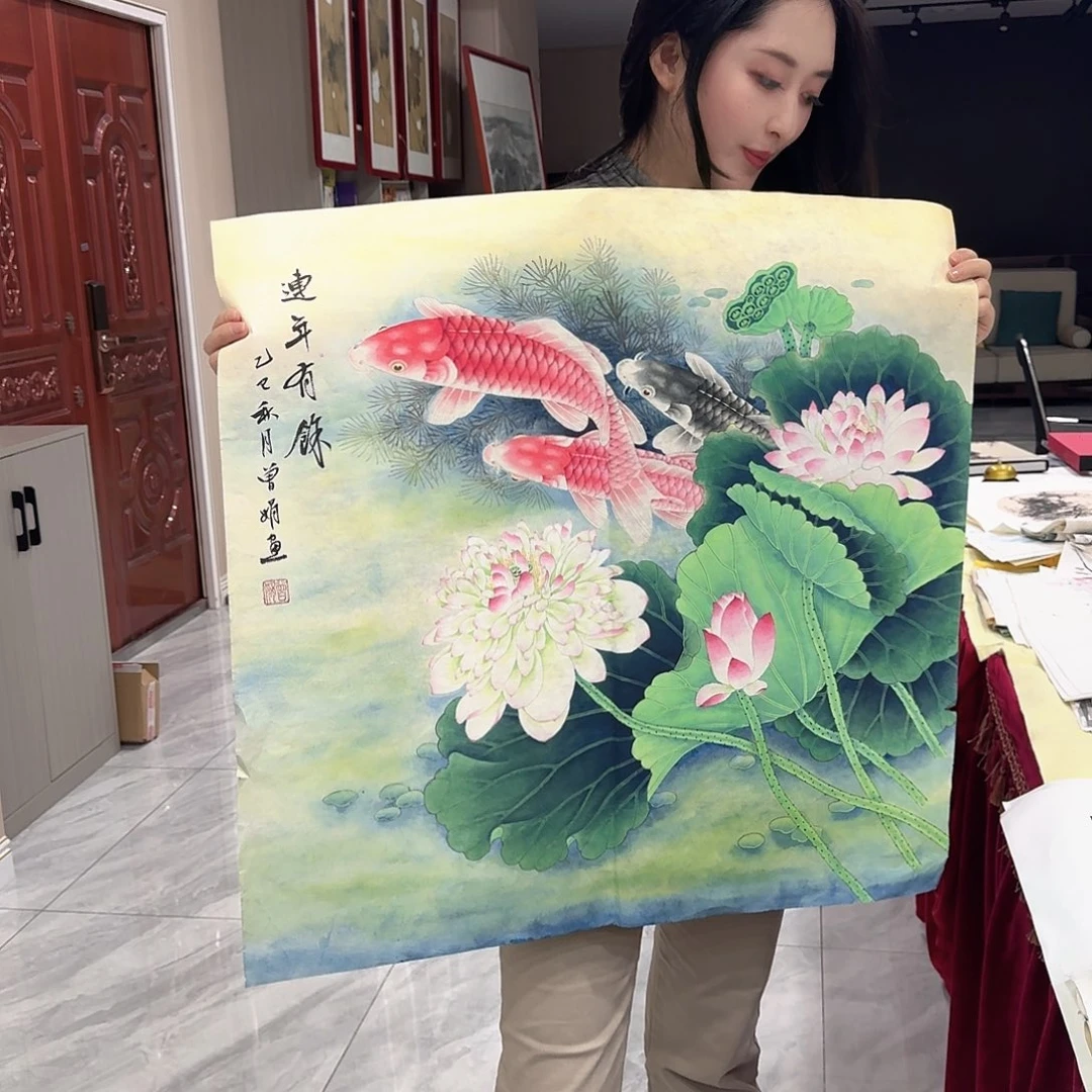 国画国画作品多次入选