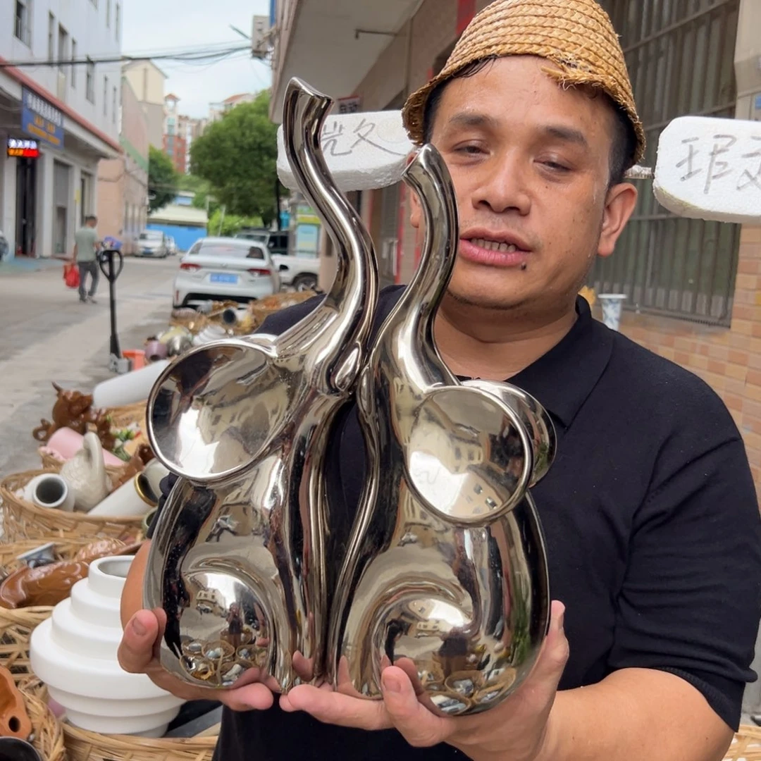 高温陶瓷工艺饰品（部分微瑕）49刮蹭