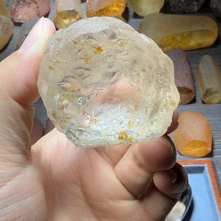 水晶未镶嵌珠宝半成品