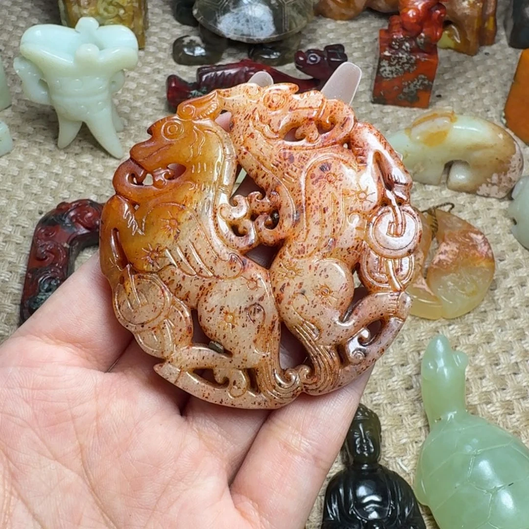 白玉菩提吊坠挂件