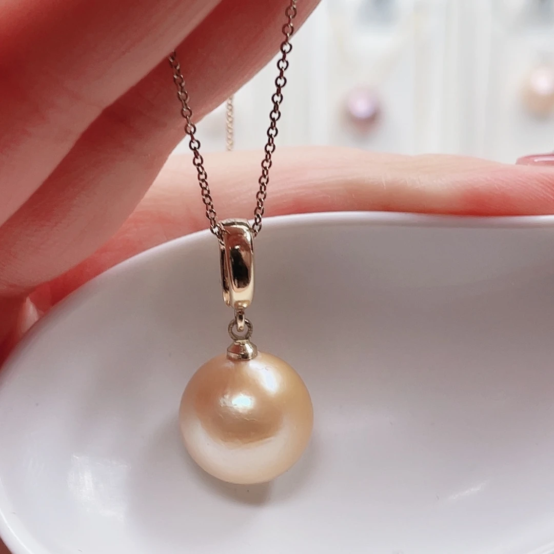 淡水珍珠吊坠(赠链)合金