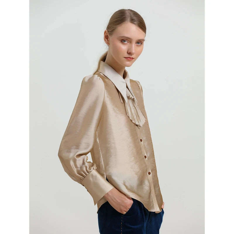 【小花】莱芙艾迪儿时尚百搭衬衫1D4C34144