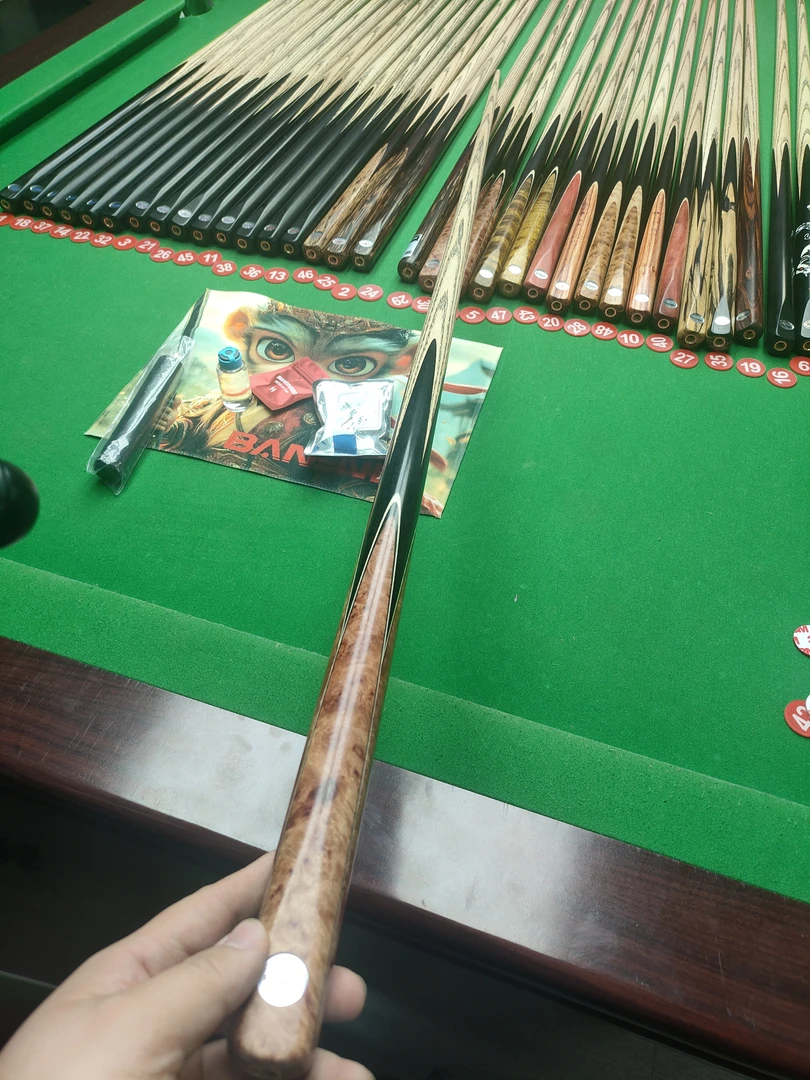 班恩纯手工制作免漆球杆d2红牌