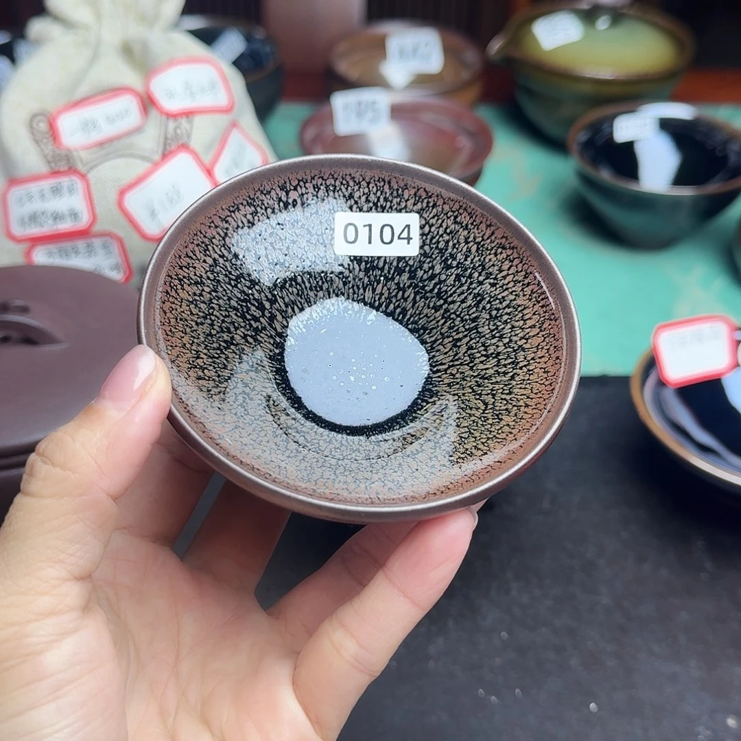 茶盏0104柴烧手工主人杯
