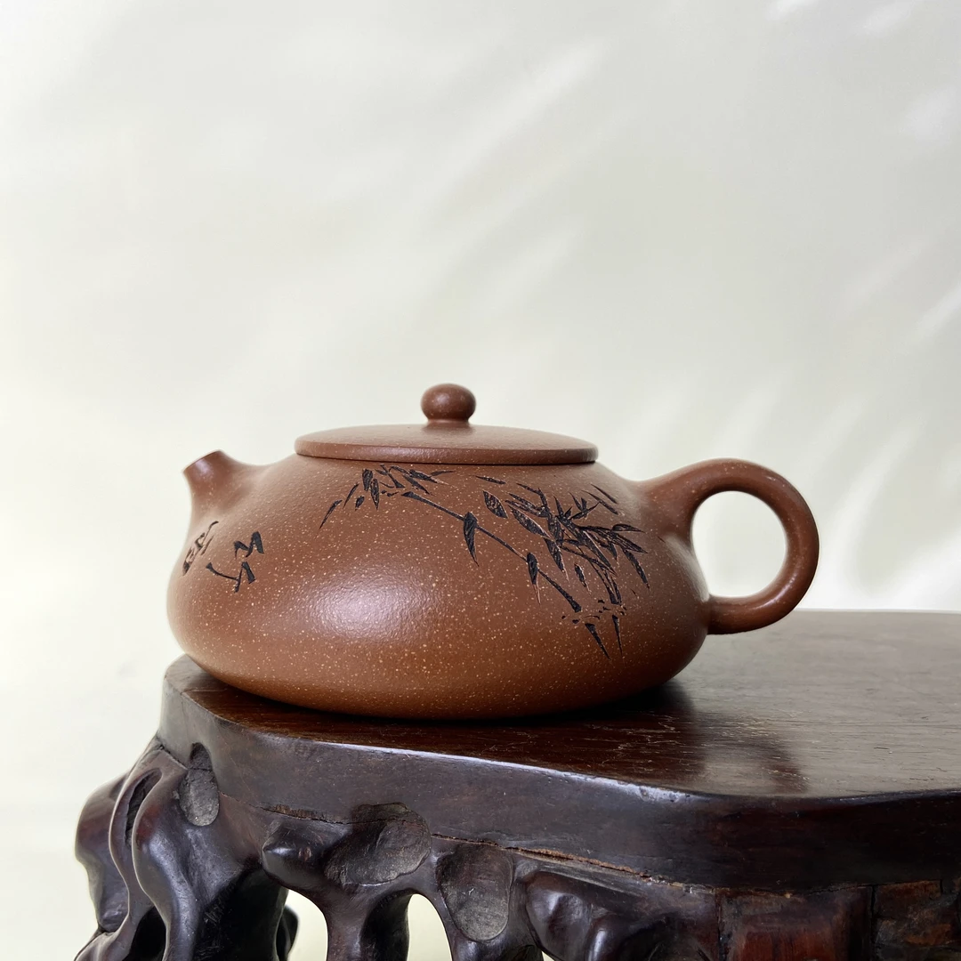 宜兴手工紫砂陶 （秦永强）茶壶GS4189-3