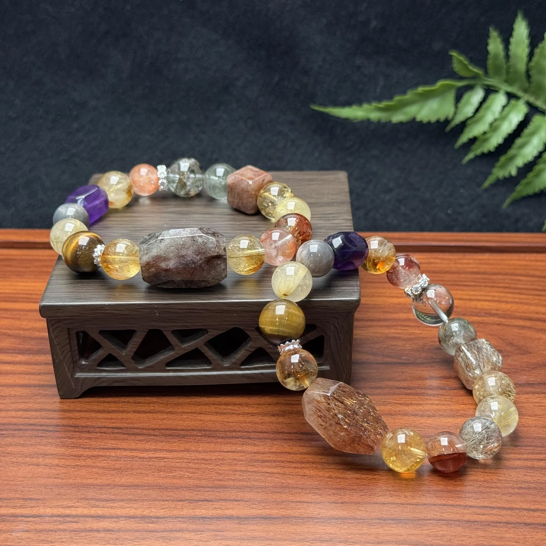 【星浩珠宝】星沉万象-水晶手串3-10T144H579【多样性发一件】10-12mm