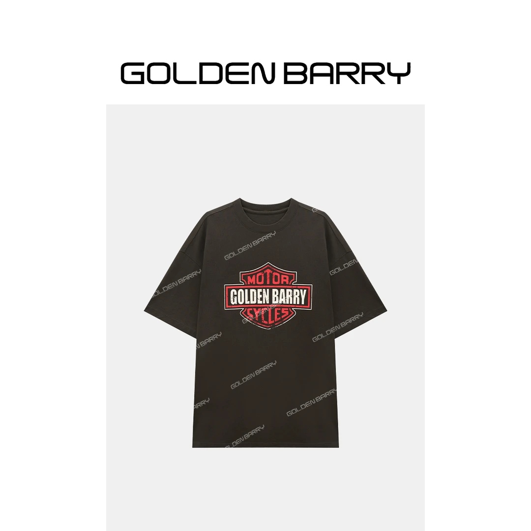 GOLDENBARRY|201973美式复古印花T恤