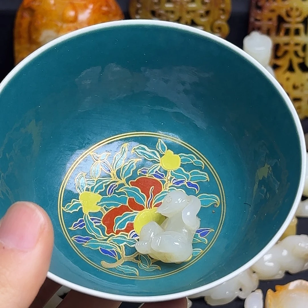 中***堂瓷片精美摆件挂件