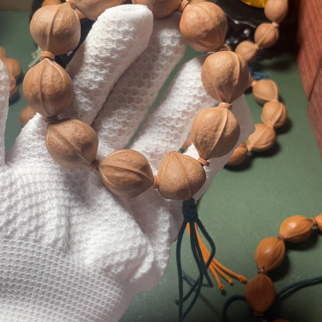 橄榄核手串/手链2126梅林铁三花精挑手串三通款