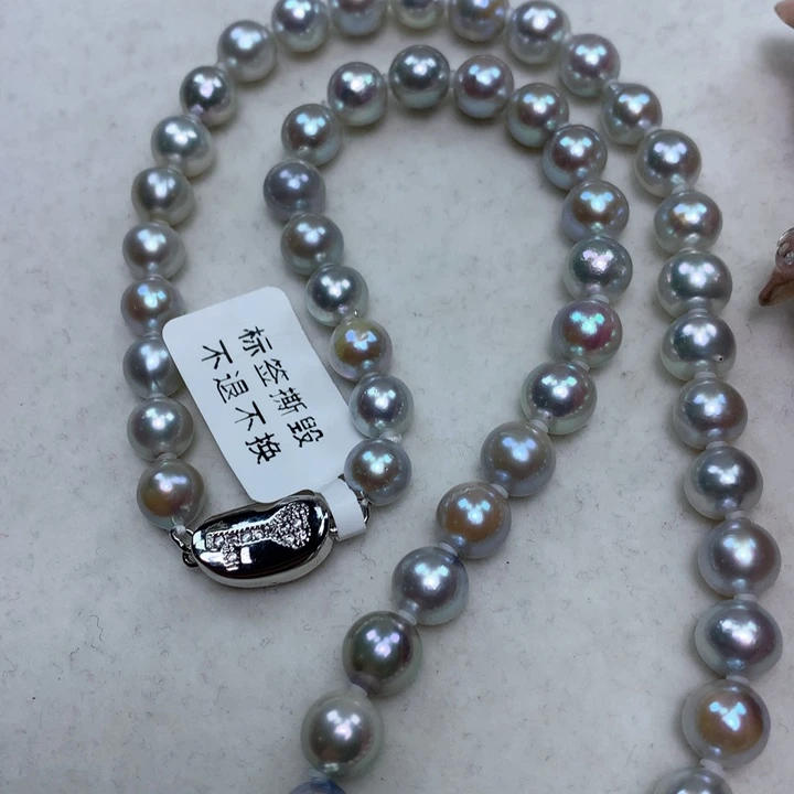 项链未镶嵌海水珍珠