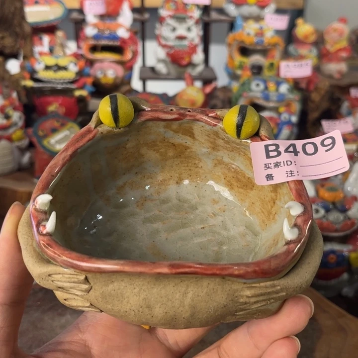 泥塑纯手工茶宠摆件