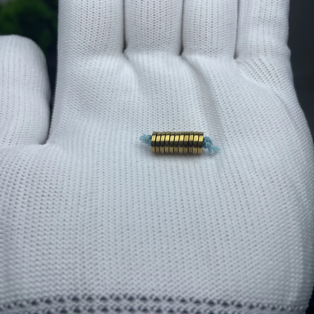 文玩配饰黑胆石隔片6✖️1手串手持脖挂