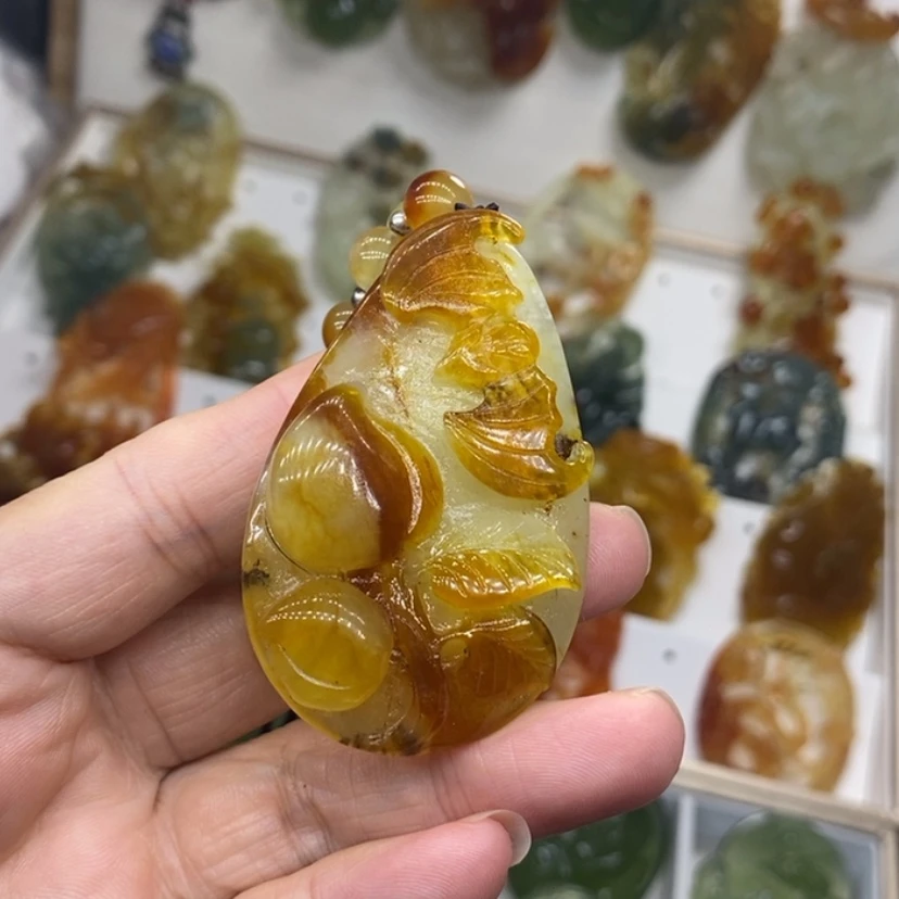 【闪购商品】未镶嵌蛇纹石玉颈饰